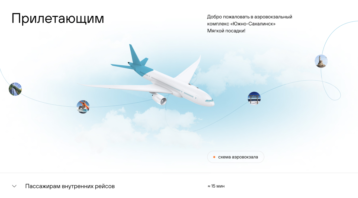сайт аэропорта города южно-сахалинск