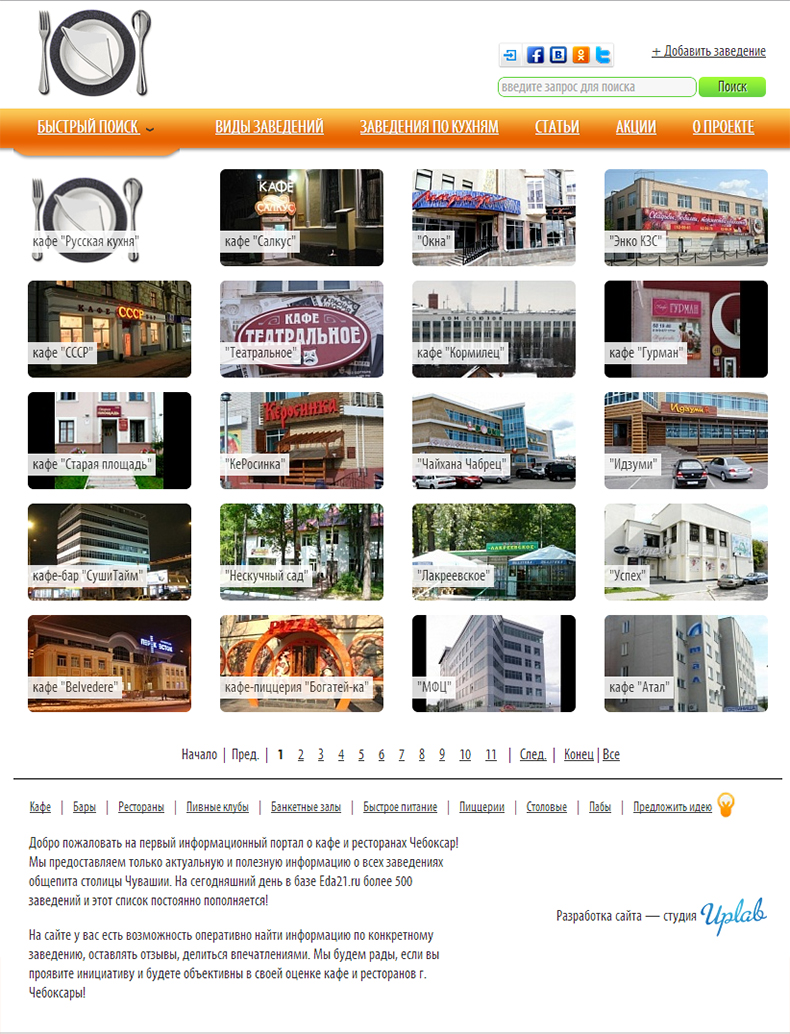 информационный портал о ресторанах чебоксар 